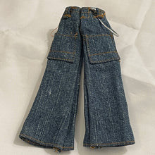 Load image into Gallery viewer, MGA Bratz Doll Clothing Accessory Blue Jeans #20 Patch Silver Rope on Loops Back Pockets (Pre-owned)