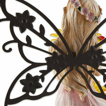 Load image into Gallery viewer, Garden Blooms Fairy Solar Statue Daisies Light At Night Cite Polyresin Figure