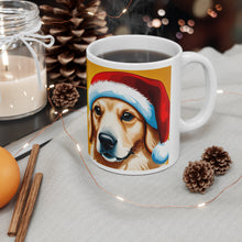 Load image into Gallery viewer, Personalized Fancy Golden Retriever #3 Christmas Vibes Ceramic Mug 11oz Custom