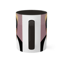 Load image into Gallery viewer, Colors of Africa Pop Art Black History Colorful #19 AI 11oz Black Accent Coffee Mug