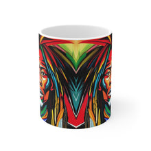 Load image into Gallery viewer, Colors of Africa Warrior King #7 11oz AI Decorative Coffee Mug
