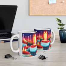Load image into Gallery viewer, Happy Birthday Candles #18 Ceramic 11oz Mug AI-Generated Artwork
