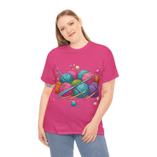Load image into Gallery viewer, Crafter Knitting Yarn Balls T-Shirt 100% Cotton