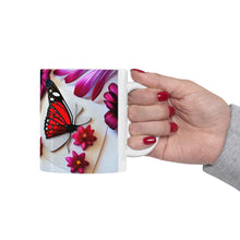 Load image into Gallery viewer, Colorful Monarch Butterflies #8 Mug 11oz mug AI-Generated Artwork