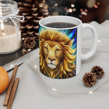 Load image into Gallery viewer, Lion Gentle and Fierce #3 Mug 11oz mug AI-Generated Artwork