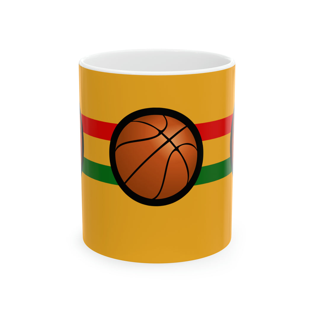 Sports Game No Word Basketball 11oz Ceramic Beverage Mug Decorative Artwork