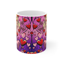 Load image into Gallery viewer, Valentine's Day From The Pink Heart #16 Mug 11oz mug AI-Generated Artwork