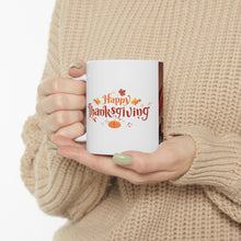 Load image into Gallery viewer, Happy Thanksgiving Moonlight Turkey All Dressed up and Nowhere to Go Ceramic Mug 11oz Coffee Mug
