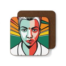 Load image into Gallery viewer, Colorful #20 Colors of Africa Hardboard Back AI-Enhanced Beverage Coasters