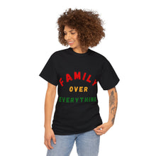 Load image into Gallery viewer, Muse Wearable Afrocentric Family Over Everything Unisex Cotton Crewneck T-Shirt