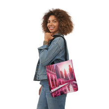 Load image into Gallery viewer, Pink Heart Series #10 Fashion Graphic Print Trendy 100% Polyester Canvas Tote Bag AI Image