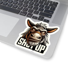 Load image into Gallery viewer, Funny Angry Stubborn Mule Shut-up Vinyl Stickers, Laptop, Whimsical, Humor #7
