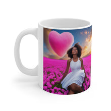 Load image into Gallery viewer, Valentine's Day From The Pink Heart #34 Ceramic Mug 11oz AI Artwork