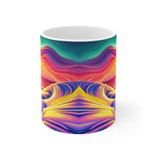 Load image into Gallery viewer, Pastel Sea-life Sunset #2 Ceramic Mug 11oz mug AI-Generated Artwork
