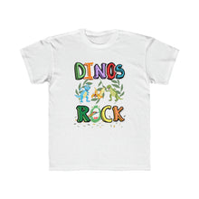 Load image into Gallery viewer, Raptor Dinos Rock this jungle Youth Unisex Regular Fit T-Shirt Dinosaurs
