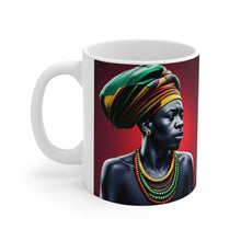 Load image into Gallery viewer, Colors of Africa Warrior King #8 11oz AI Decorative Coffee Mug
