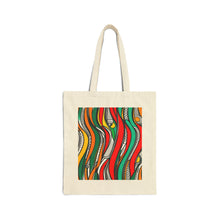 Load image into Gallery viewer, Colors of Africa Tribal Abstract #3 100% Cotton Canvas Tote Bag 15&quot; x 16&quot;

