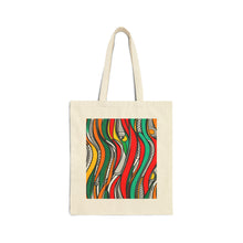 Load image into Gallery viewer, Colors of Africa Tribal Abstract #3 100% Cotton Canvas Tote Bag 15" x 16"