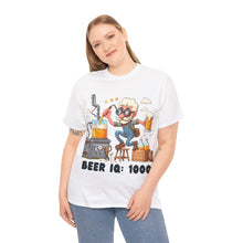 Load image into Gallery viewer, Beer Crafter Beer IQ: 1000 Brewing T-Shirt 100% Cotton Classic Fit