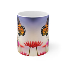 Load image into Gallery viewer, November Topaz Birth Month Colors Fairies & Butterflies #1 Mug 11oz AI Artwork