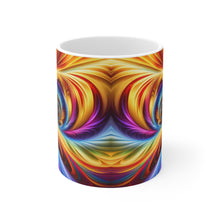 Load image into Gallery viewer, Tye Dye Swirls & Ripples #4 Ceramic 11oz AI Decorative Mug