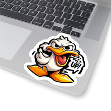 Load image into Gallery viewer, Funny Angry Stubborn Duck Vinyl Stickers, Laptop, Journal, Whimsical, Humor #4
