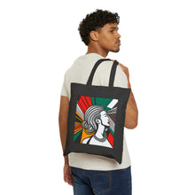 Load image into Gallery viewer, Colors of Africa Queen Mother #15 100% Cotton Canvas Tote Bag 15" x 16"