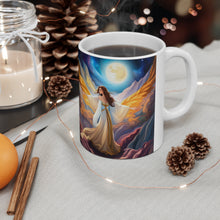 Load image into Gallery viewer, Majestic Angel in all her Splendor Mug 11oz mug AI-Generated Artwork