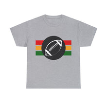 Load image into Gallery viewer, Musewear B & W Football Sports Unisex Heavy Cotton Crewneck T-Shirt