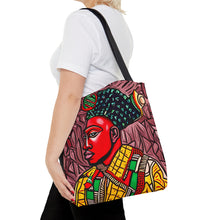 Load image into Gallery viewer, Color of Africa #6 Tote Bag AI Artwork 100% Polyester