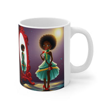 Load image into Gallery viewer, Playing Dress up Just Like Mommie #14 Mug 11oz mug AI-Generated Artwork