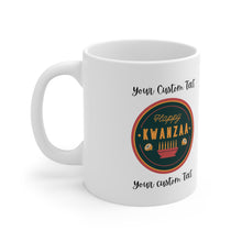 Load image into Gallery viewer, Personalized Kwanzaa Celebration Ceramic Mug 11oz Design #1 Custom AI Image