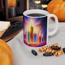 Load image into Gallery viewer, Happy Birthday Candles #16 Ceramic 11oz Mug AI-Generated Artwork