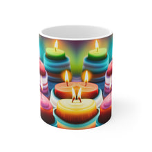 Load image into Gallery viewer, Happy Birthday Candles #7 Ceramic 11oz Mug AI-Generated Artwork
