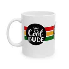 Load image into Gallery viewer, Cool Dude 11oz White Ceramic Beverage Mug Decorative Art