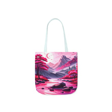 Load image into Gallery viewer, Pink Heart Series #7 Fashion Graphic Print Trendy 100% Polyester Canvas Tote Bag AI Image