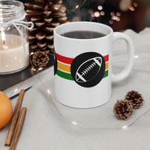 Load image into Gallery viewer, Sports Game No Word Football #2 White 11oz Ceramic Beverage Mug Decorative Art