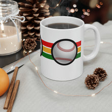 Load image into Gallery viewer, Sports Game No Word Baseball 11oz White Ceramic Beverage Mug Decorative Art