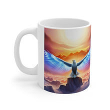 Load image into Gallery viewer, The United States of America USA Flag Eagle #3 Mug 11oz mug AI-Generated Artwork