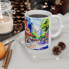 Load image into Gallery viewer, At the Cafe Vancouver British Columbia #35 Mug 11oz mug AI-Generated Artwork