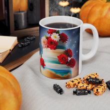 Load image into Gallery viewer, Happy 4th of July Cake Celebration #11 Ceramic 11oz mug AI-Generated Artwork