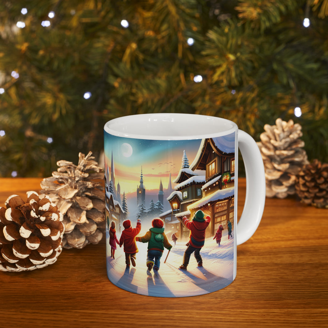 Merry Christmas Let's Go Caroling #8 Mug 11oz mug AI-Generated Artwork