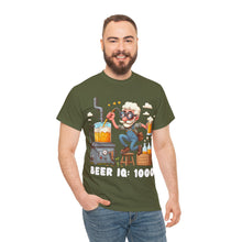 Load image into Gallery viewer, Beer Crafter Beer IQ: 1000 Brewing T-Shirt 100% Cotton Classic Fit