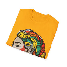 Load image into Gallery viewer, Color of Africa Queen Warrior #11 Retro Unisex Softstyle Short Sleeve Crewneck T-Shirt
