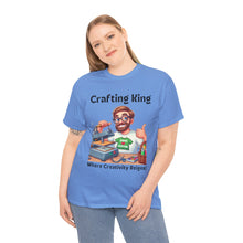 Load image into Gallery viewer, Crafting King: Where Creativity Reigns, T-Shirt Heat Press 100% Cotton Classic