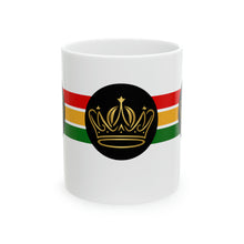 Load image into Gallery viewer, Sports Game King No Word 11oz White Ceramic Beverage Mug Decorative Art