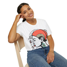 Load image into Gallery viewer, Color of Africa Queen Sista #10 Peach Unisex Softstyle Short Sleeve Crewneck T-Shirt