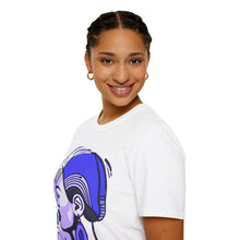 Load image into Gallery viewer, Color of Africa Queen Sista #10 Purple Unisex Softstyle Short Sleeve Crewneck T-Shirt