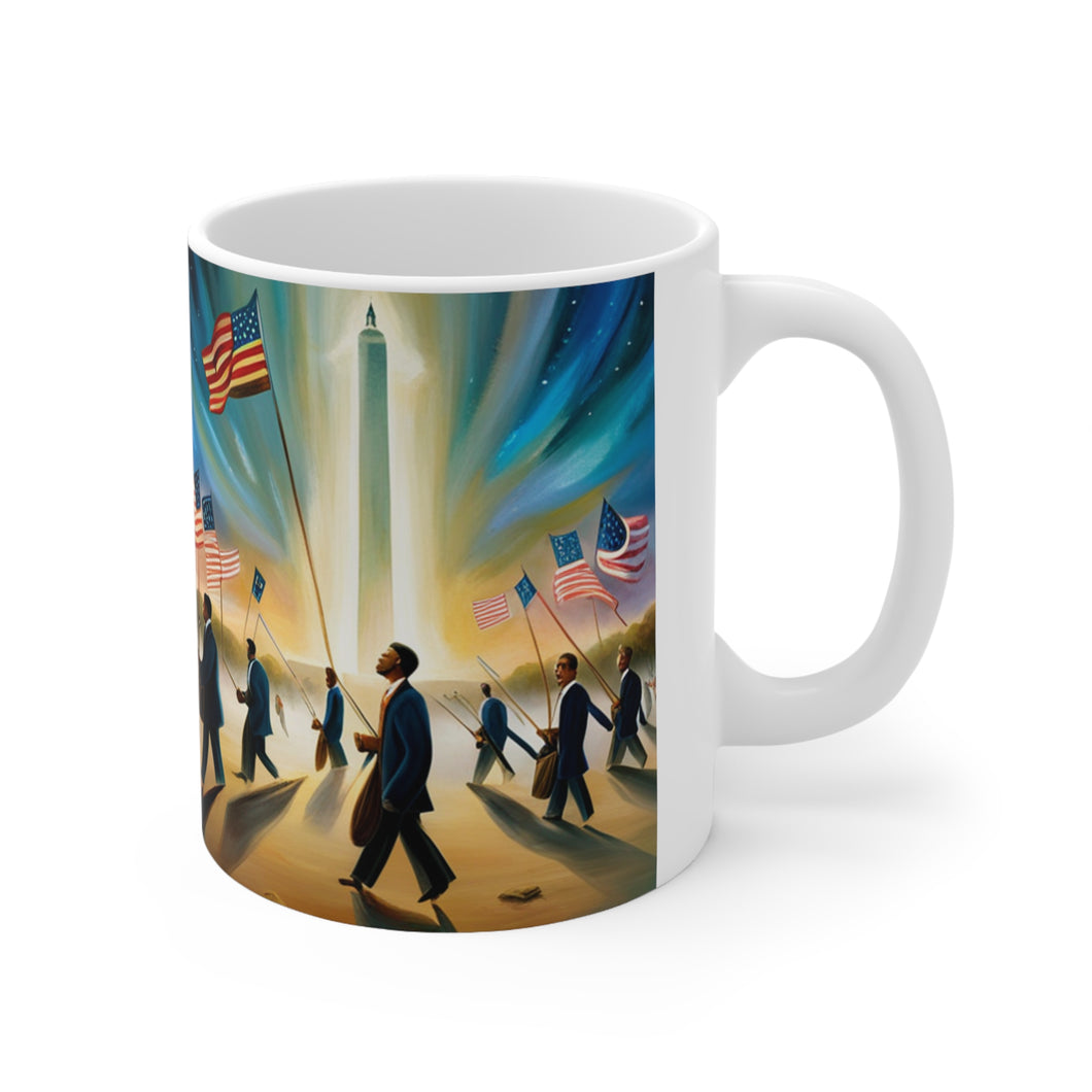 Civil Rights Movement for Peace & Equality #6 Mug AI-Generated Artwork 11oz mug