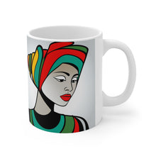 Load image into Gallery viewer, Colors of Africa Queen Mother #9 11oz AI Decorative Coffee Mug